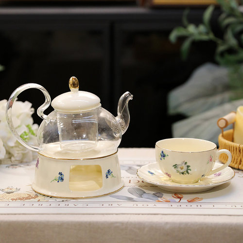漫缈诗玻璃茶壶加厚耐高温茶杯