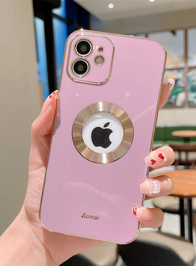 电镀适用苹果12Pro手机壳iphone15pormaxs潮牌高端萍果13pormas十二promαx气质14Promx新款promas小众12pmax