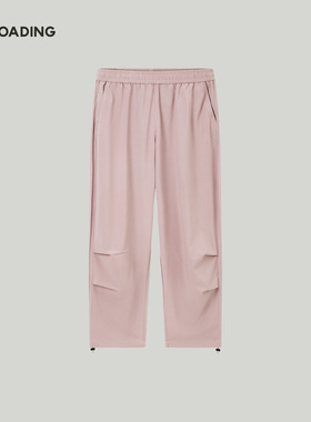 【夏季新款】Reloading重新加载 凉感泡泡纱舒适膝盖双褶空气裤