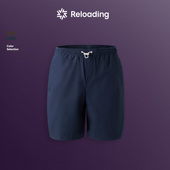 重新加载40支100%精梳棉吸湿柔软亲肤五分裤 紫标 中腰休闲短裤