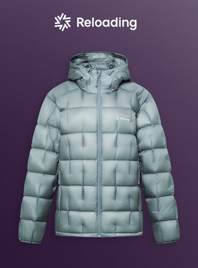 【新款现货】Reloading 90冰原白鸭绒户外轻量防风保暖连帽羽绒服