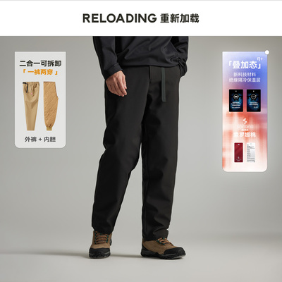 【Y-warm】Reloading重新加载 膝盖叠加态二合一可拆卸索罗娜棉裤