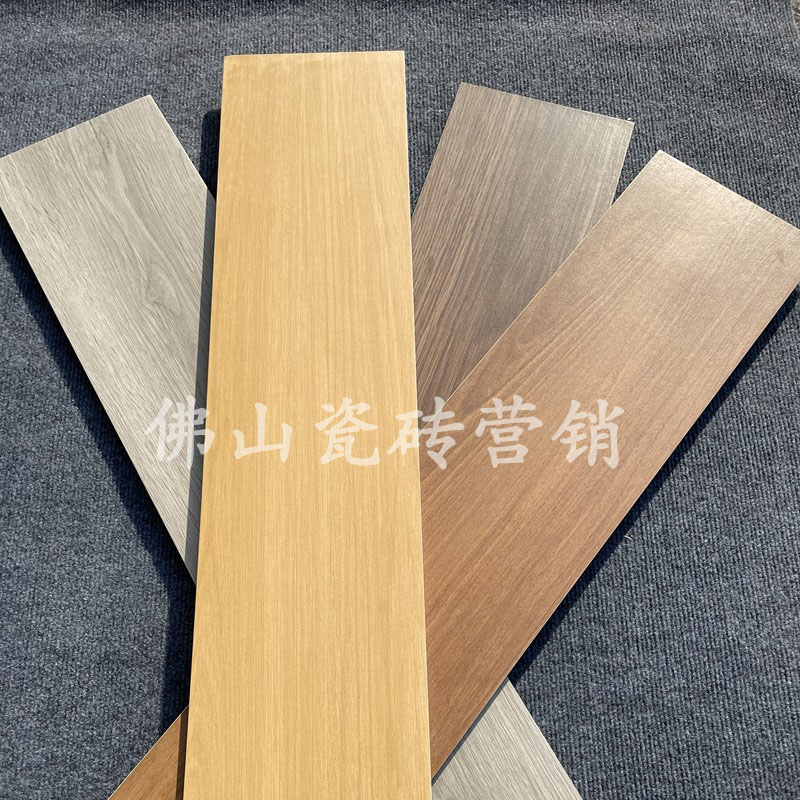 佛山原木木纹砖200x1200复古风奶油风暖色系防滑地砖全瓷木纹条