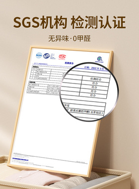 卧室衣物分格轻奢收纳盒杂物裤子可水洗收纳箱衣柜大尺寸整理筐