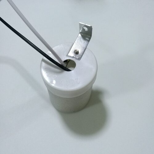 E27陶瓷灯头带盖220v4A60W灯具