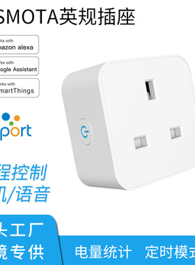 TASMOTA涂鸦英规智能插头语音控制MQTT智能插座远程遥控