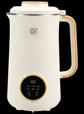 日本SURE素儿豆浆机迷你小型破壁功能料理机机家用全自动免煮多
