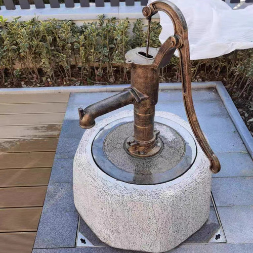 压井抽水机浇菜神器水机手动摇老式铸铁井头家用抽水泵
