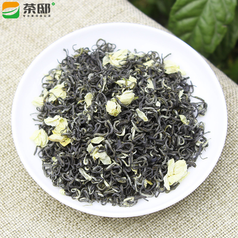 四川茉莉花茶2025年新茶蒙顶山碧潭浓香型飘雪散装花毛峰茶叶500g