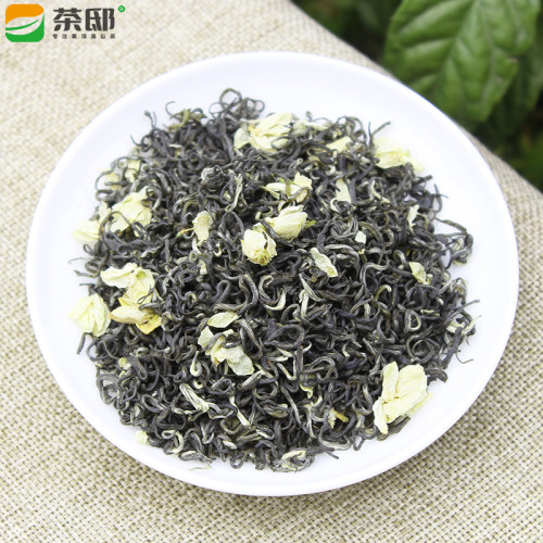 茶邸蒙顶山飘雪茉莉花茶新茶