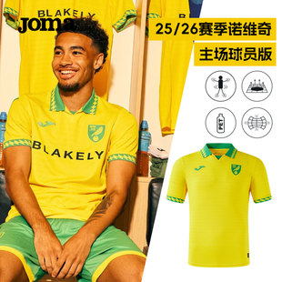 【可定制】Joma25/26赛季诺维奇主客场球衣球员版短袖足球俱乐部