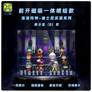 KGBOXPOPMART泡泡玛特molly今迪士尼反派盲盒亚克力收纳展示盒