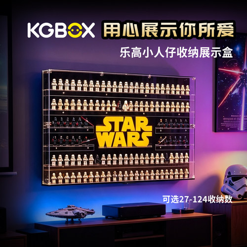 KGBOX漫威人仔亚克力防尘展示盒