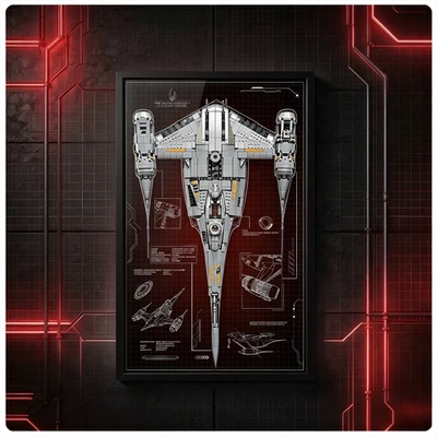 乐高星战曼达洛人N-1战机展示盒