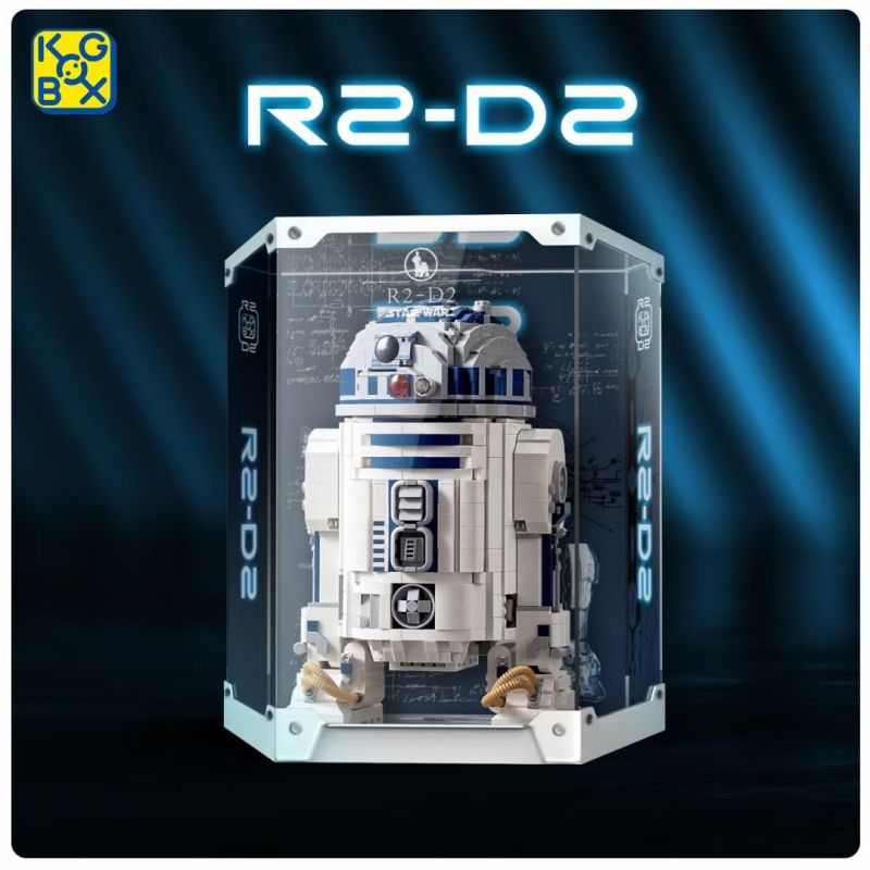 KGBOX展示盒适用乐高R2-D2机器人