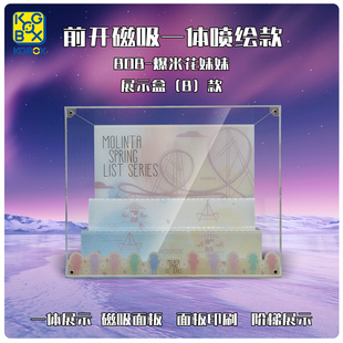 molly爆米花妹妹手办盲盒亚克力收纳展示盒 KGBOX用于