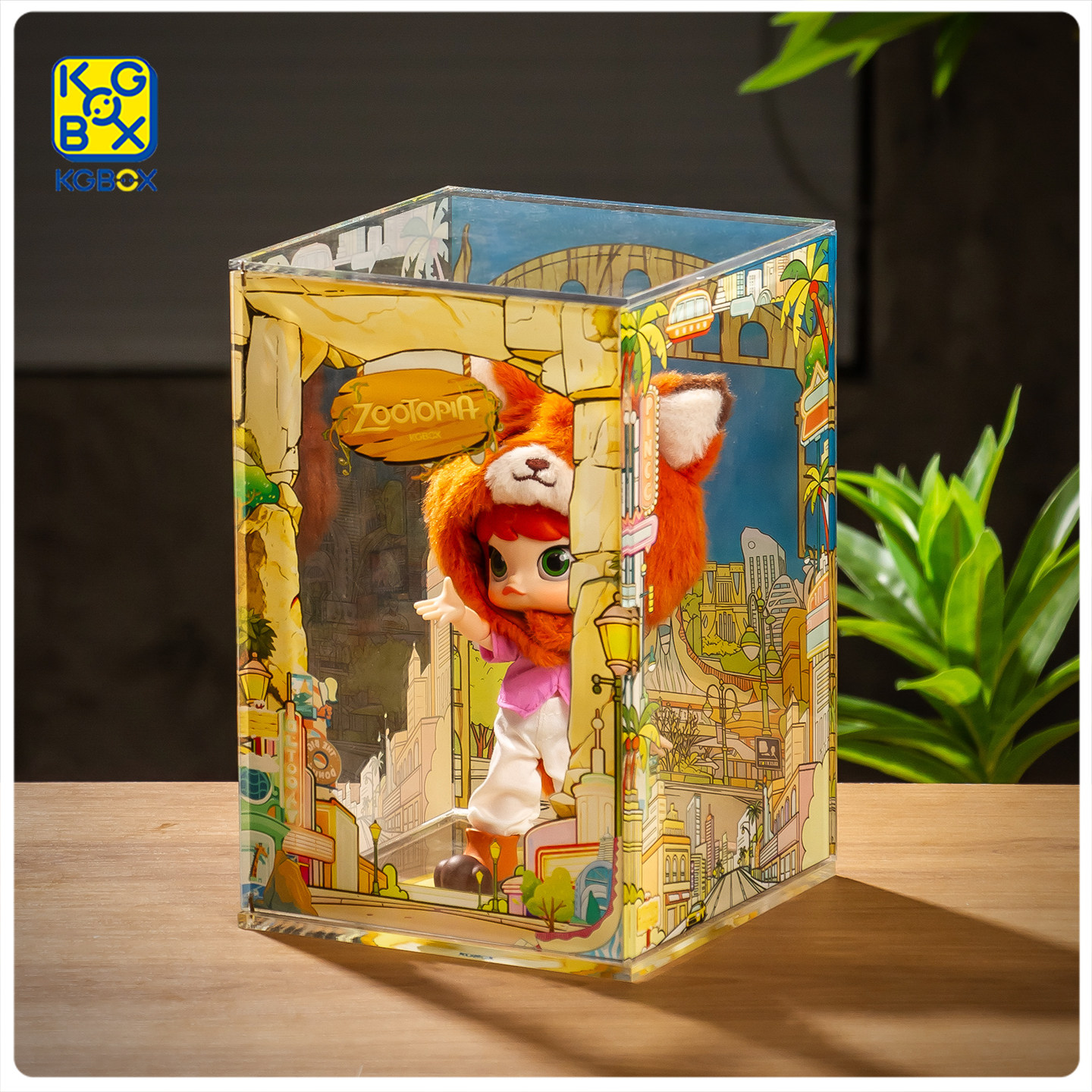 KGBOX疯狂动物城2亚克力展示盒