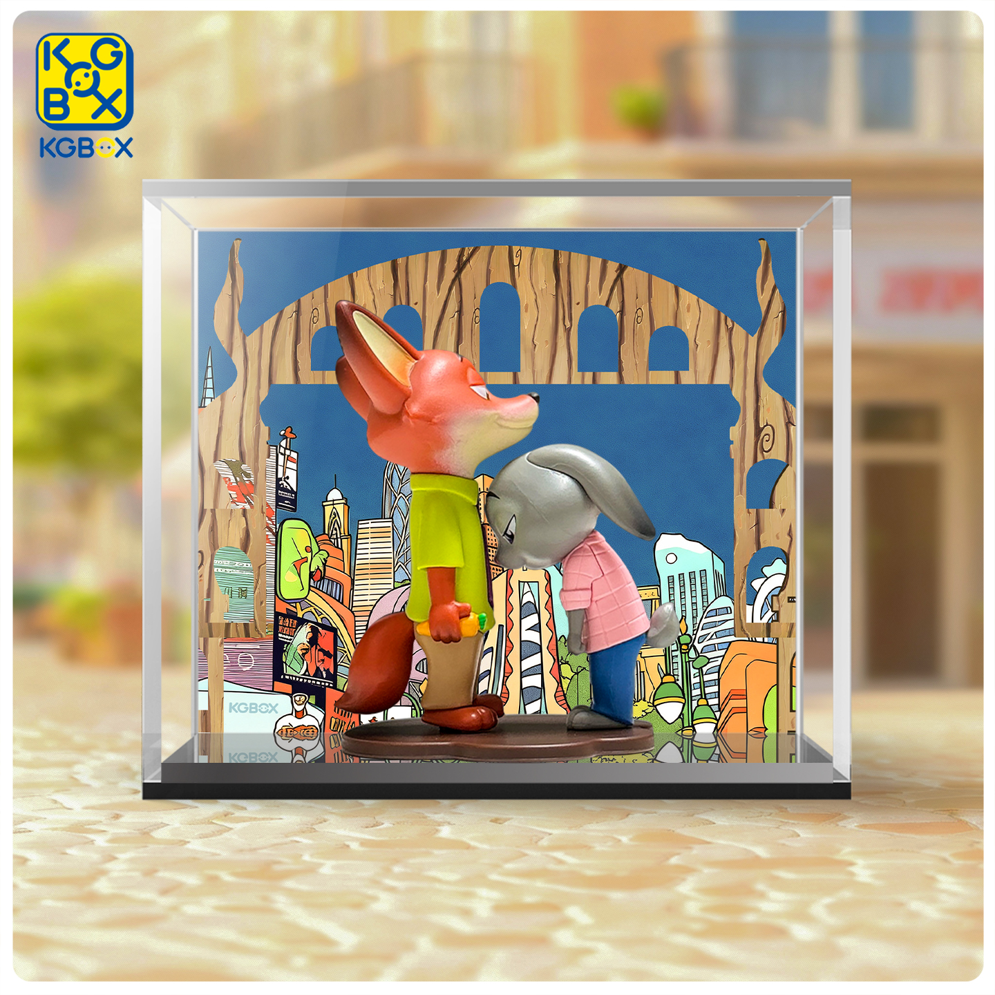 52TOYS疯狂动物城亚克力展示盒