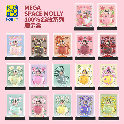 泡泡玛特MEGASPACEMOLLY展示盒