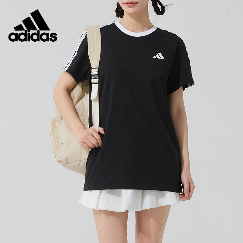 阿迪达斯短袖女运动T恤