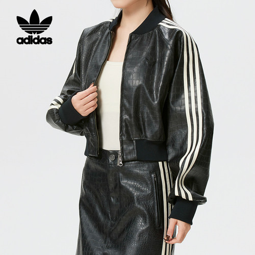 阿迪达斯三叶草女飞行员夹克