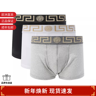 AU10326 VERSACE范思哲 三件套装 低腰平角裤 A232741 男士