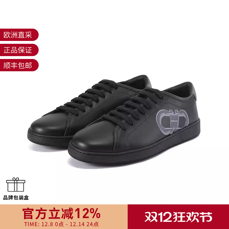 菲拉格慕男士系带板鞋运动休闲鞋