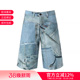 76GAD111 五分裤 NS413 棉质休闲牛仔短裤 VJC范思哲男士