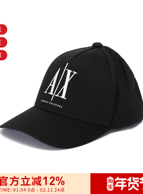 【甄品精选】AX阿玛尼 男士帽子鸭舌帽棒球帽 XM000811 AF13343