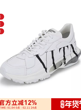 VALENTINO华伦天奴 男士系带厚底休闲运动鞋WY2S0B21 RKW