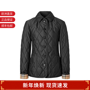 菱形绗缝棉服夹克外套 版 8049866 女士修身 BURBERRY博柏利