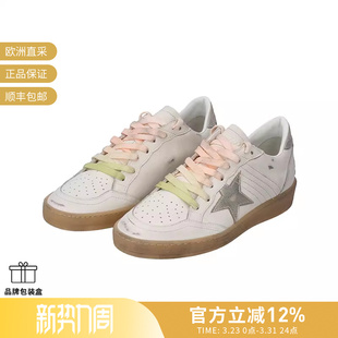 GWF00117 Golden 运动休闲鞋 做旧系带板鞋 F007478 Goose女士脏脏鞋