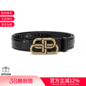 1LR04 581690 Balenciaga巴黎世家 女士鳄鱼纹腰带2.5cm