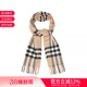 30cm 格纹双面流苏围巾披肩168 8076576 男女同款 BURBERRY
