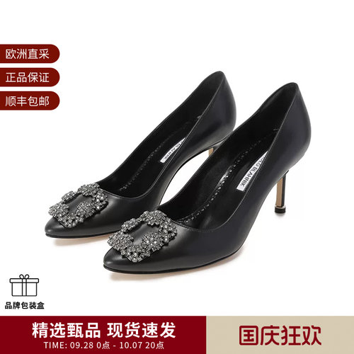 ManoloBlahnik高跟鞋皮鞋单鞋