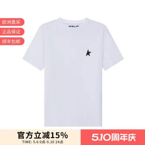 GOLDENGOOSE圆领短袖T恤