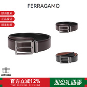 Ferragamo菲拉格慕 679497 男士 可裁剪双面皮带腰带3.5cm