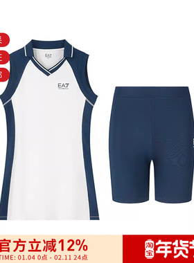 EA7阿玛尼 女士无袖连衣裙短裤运动套装7W000326 AF13282