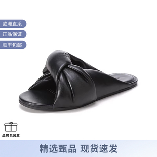 636576 WA2M0 女士繩結(jié)造型平底拖鞋 Balenciaga巴黎世家