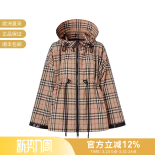 BURBERRY博柏利 夹克外套上衣80322101 女士宽松版