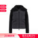Moncler女士鹅绒衬垫半羽绒拉链针织开衫 M1131 拼接外套9B00004