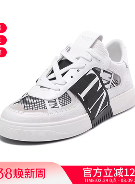 VALENTINO华伦天奴 男士网眼系带运动鞋板鞋 1Y2S0C58 SWF