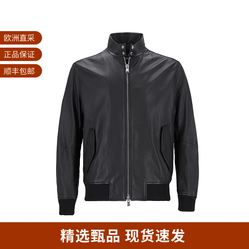 Hugo Boss 男士皮衣皮夹克上衣外套 50543899