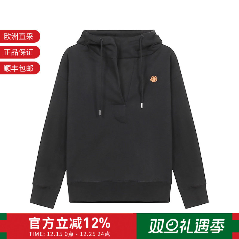 Kenzo女士棉质加绒款连帽卫衣