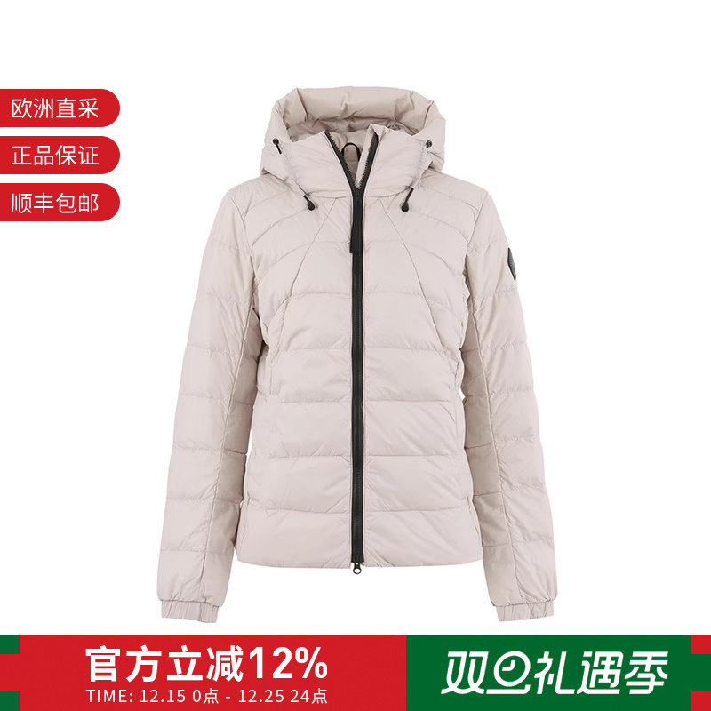 CANADA GOOSE 女士修身版轻薄款鸭绒连帽羽绒服外套 2220LB