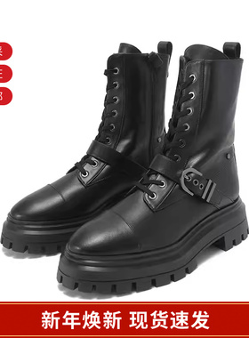 Stuart Weitzman 女士厚底马丁靴短靴靴子 MAVERICK BEDFORD BTE