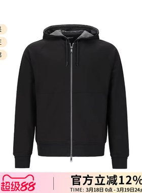 ZEGNA杰尼亚 男士连帽拉链卫衣开衫运动衫上衣外套 UG553A2 G859