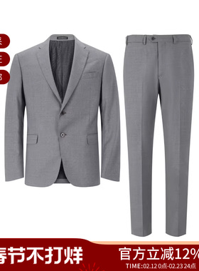 EA阿玛尼 男士两粒单排扣西装西裤长裤西服套装 EM000098 TE13918