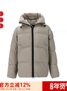 CANADA GOOSE 男士Crofton黑标连帽鸭绒羽绒服上衣外套2282MB