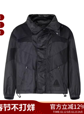 EA阿玛尼 男士宽松版连帽拉链男装夹克外套 I1R530 I1016